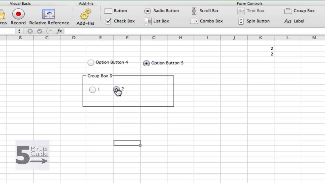 How to put check mark box in excel mac
